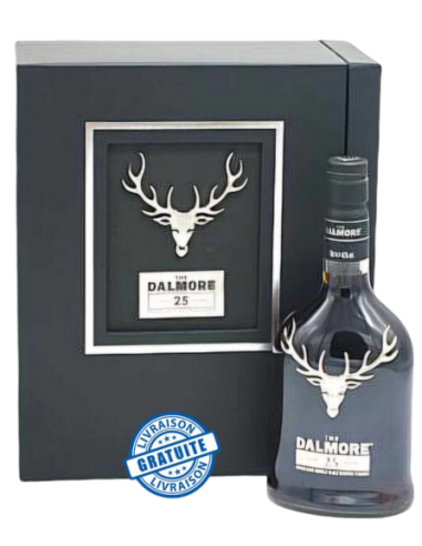 Whisky Dalmore 25 ans en coffret - Sigle Malt des Highlands
