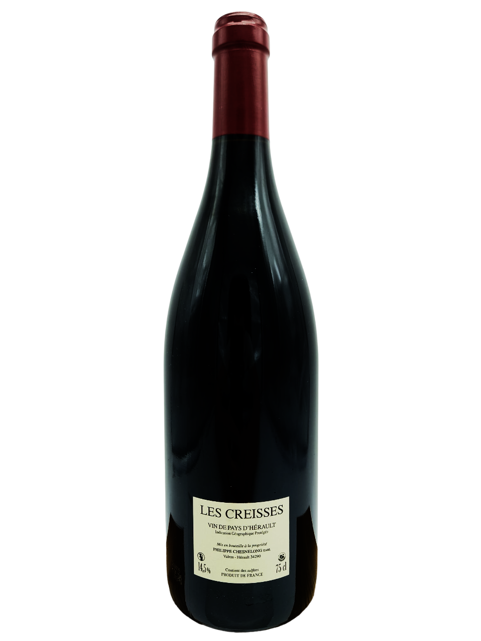 IGP Vins de Pays d'Hérault LES CREISSES rouge 2024 – Image 2