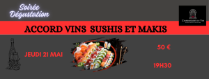Lire la suite à propos de l’article Soirée VINS – SUHIS ET MAKIS
