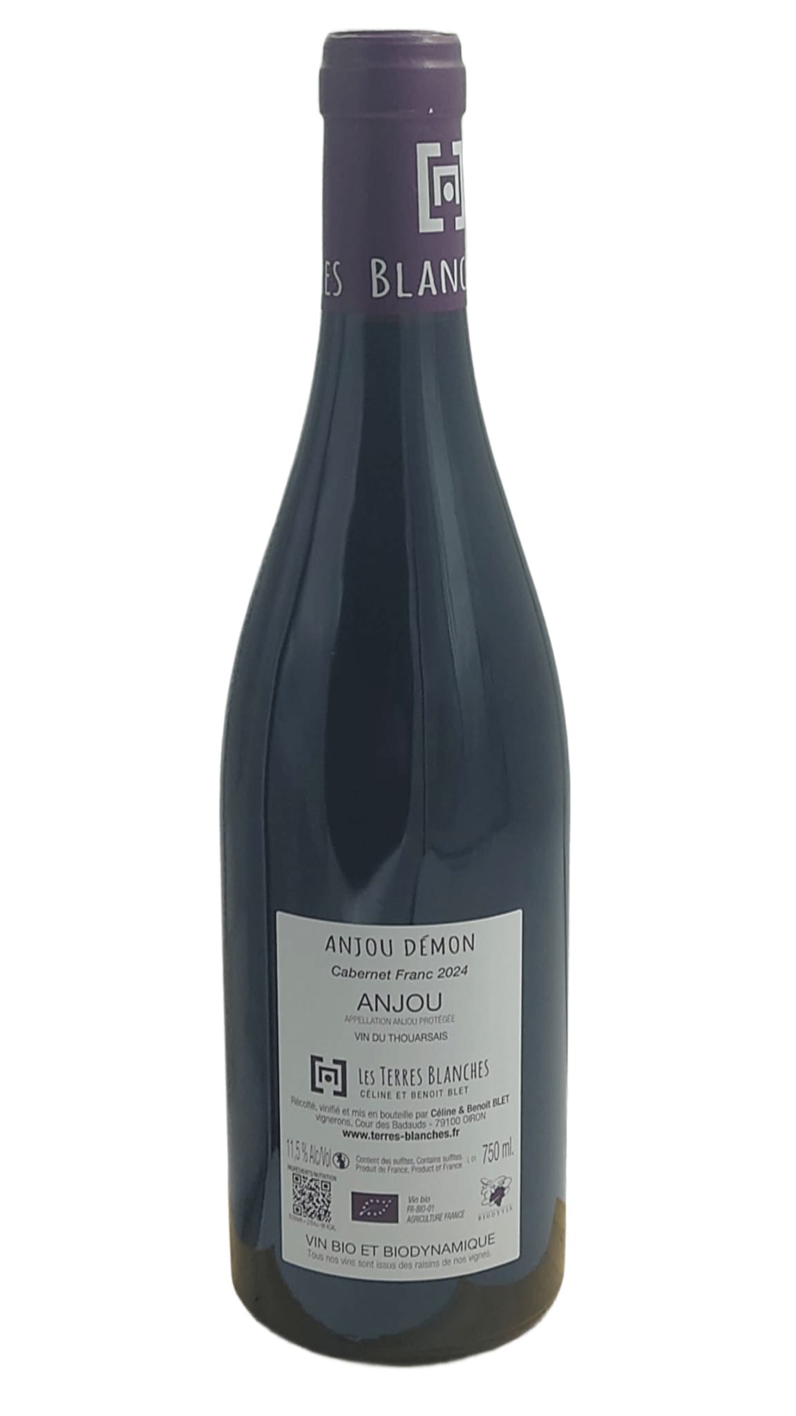 ANJOU LES TERRES BLANCHES ANJOU DEMON ROUGE 2024 – Image 2