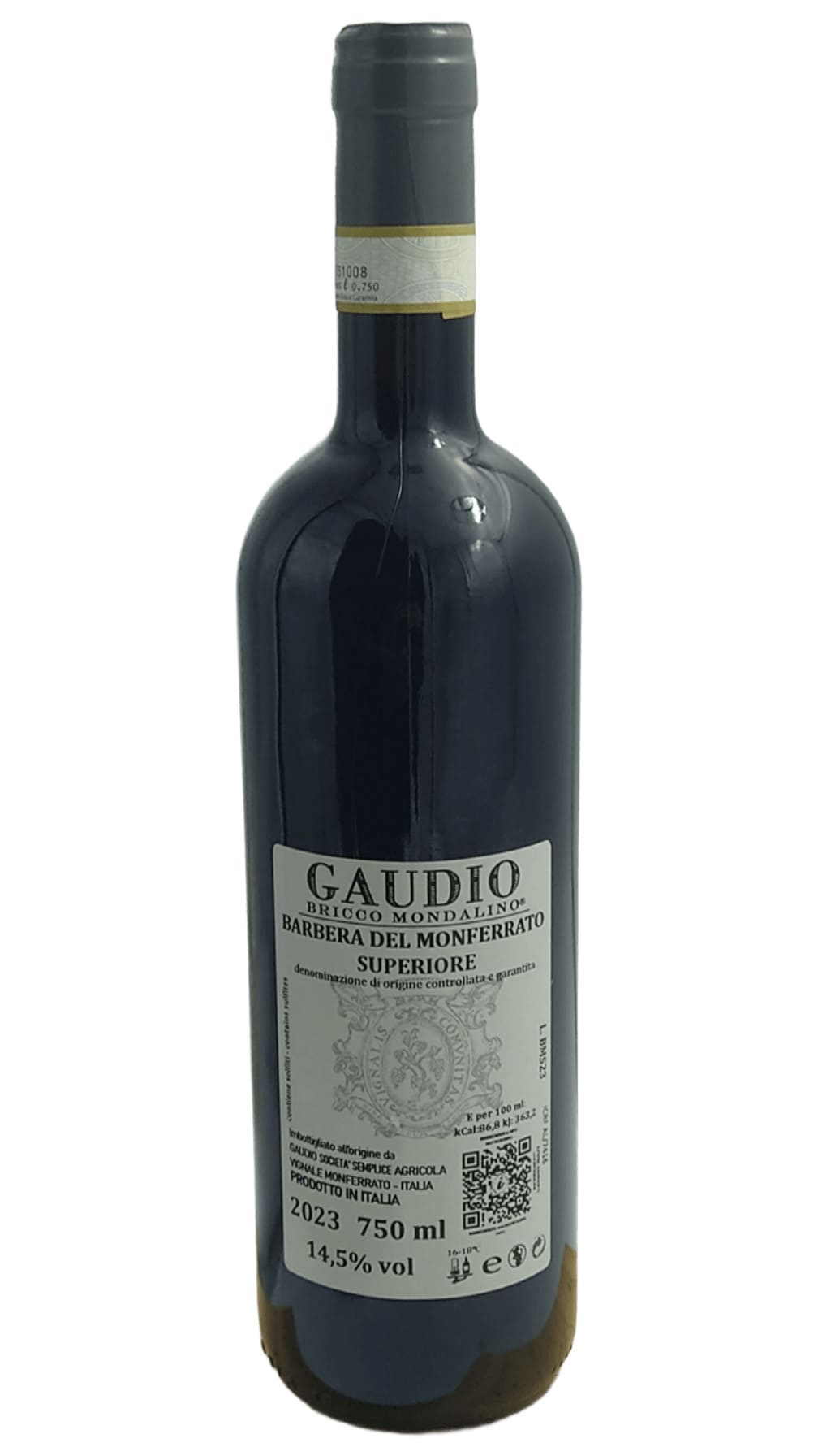 BARBERA DEL MONFERRATO SUPERIORE GAUDIO ROUGE 2023 – Image 2
