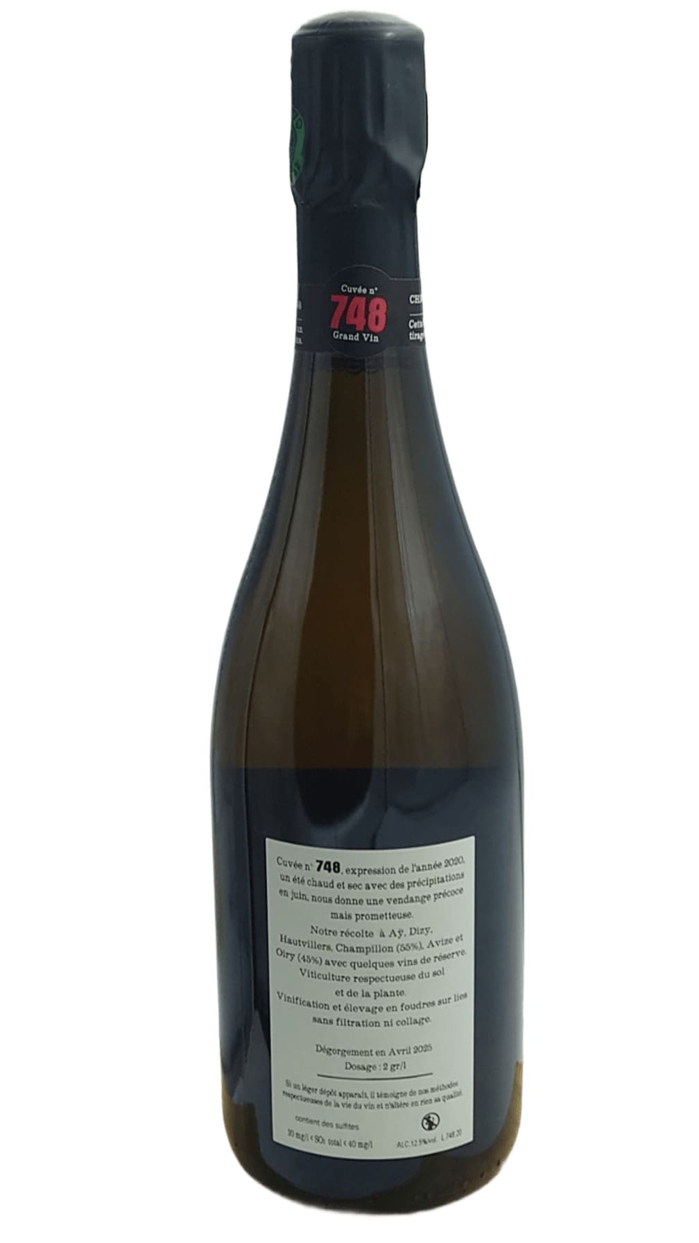 CHAMPAGNE JACQUESSON 748 BLANC EXTRA BRUT – Image 2
