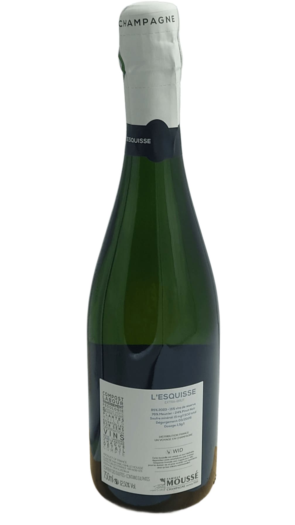 CHAMPAGNE MOUSSE L'ESQUISSE BLANC – Image 2