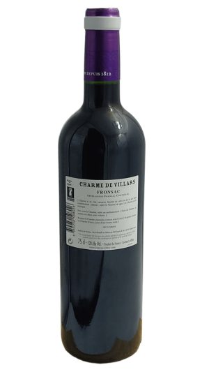 FRONSAC CHARME DE VILLARS ROUGE 2016