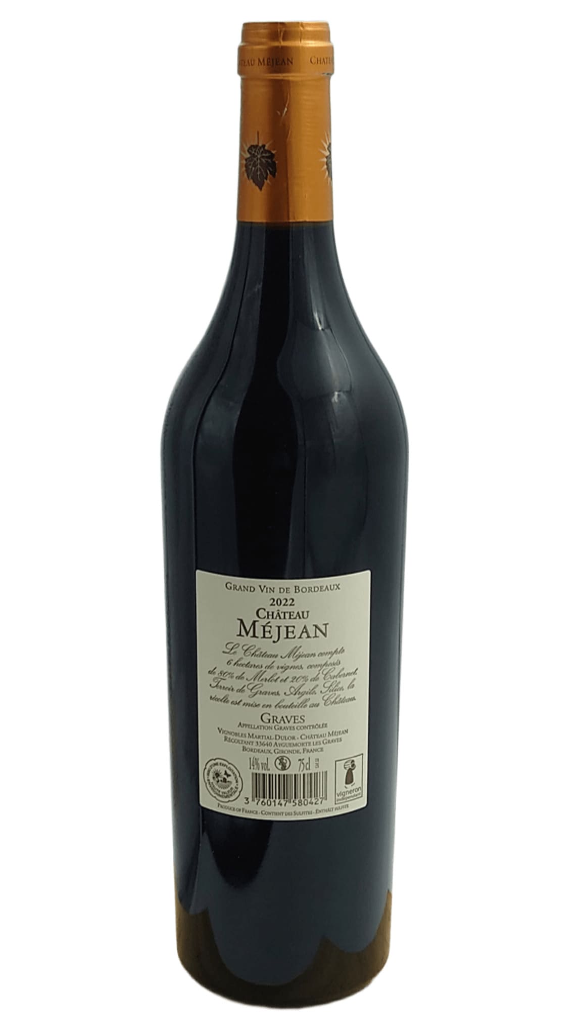 GRAVES CHATEAU MEJEAN ROUGE 2022 – Image 2