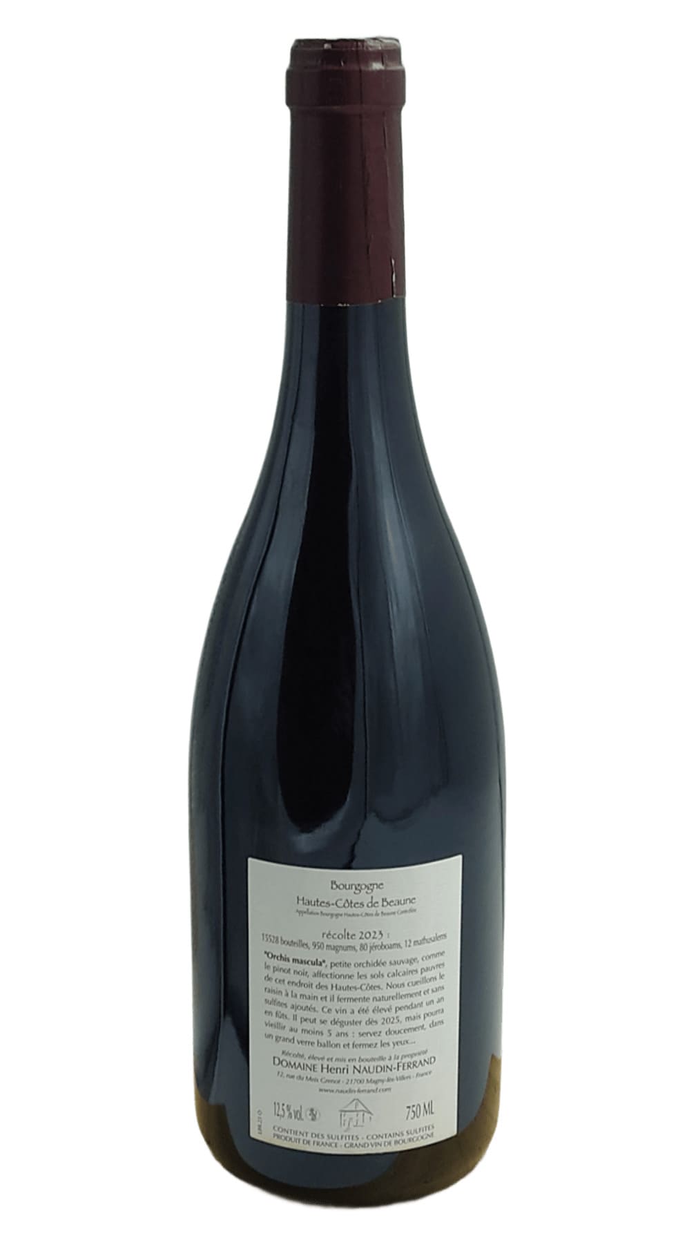HAUTE CÔTES DE BEAUNE ORCHIS MASCULA NAUDIN FERRAND ROUGE 2023 – Image 2
