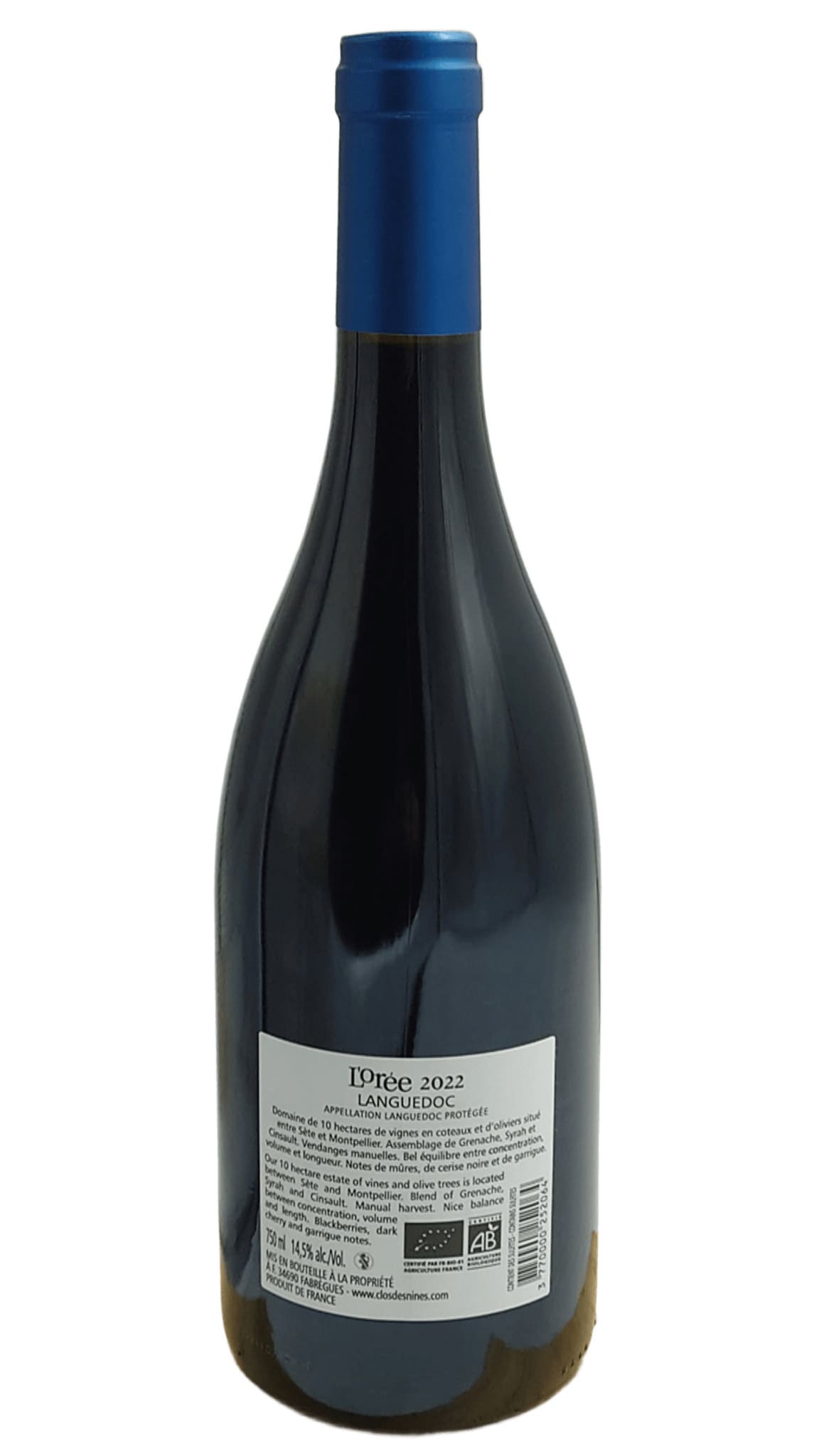 LANGUEDOC CLOS DES NINES L'OREE ROUGE 2022 – Image 2