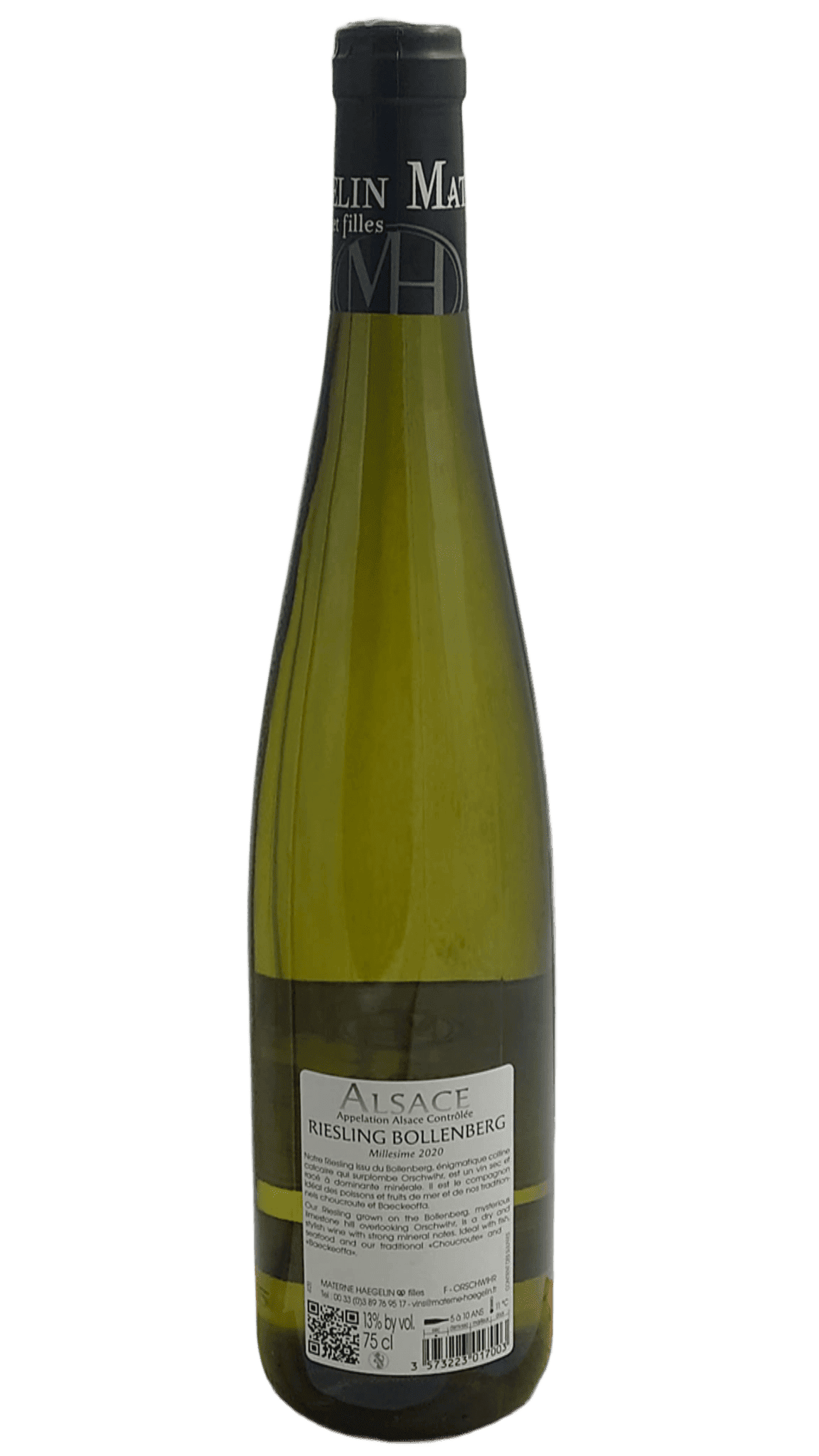RIESLING BOLLENBERG MATERNE HAEGELIN BLANC 2020 – Image 2